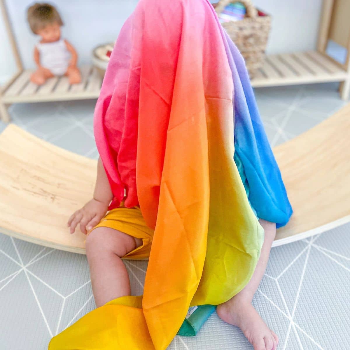 Play Silkies Regular Play Silk - Rainbow