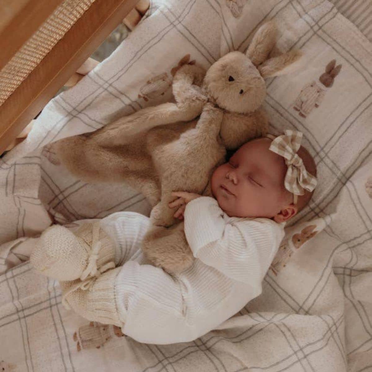Pop Ya Tot Comforter Toy - Cottontail