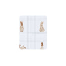 Pop Ya Tot Fitted Cotton Muslin Cot Sheet - Little Cottontail