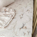 Pop Ya Tot Fitted Cotton Muslin Cot Sheet - Nightingale