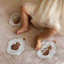 Pop Ya Tot Fitted Cotton Muslin Cot Sheet -Sweet Squeak