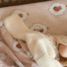 Pop Ya Tot Fitted Cotton Muslin Cot Sheet -Sweet Squeak