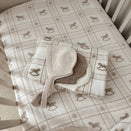 Pop Ya Tot Fitted Cotton Muslin Cot Sheet - The Rocking Horse
