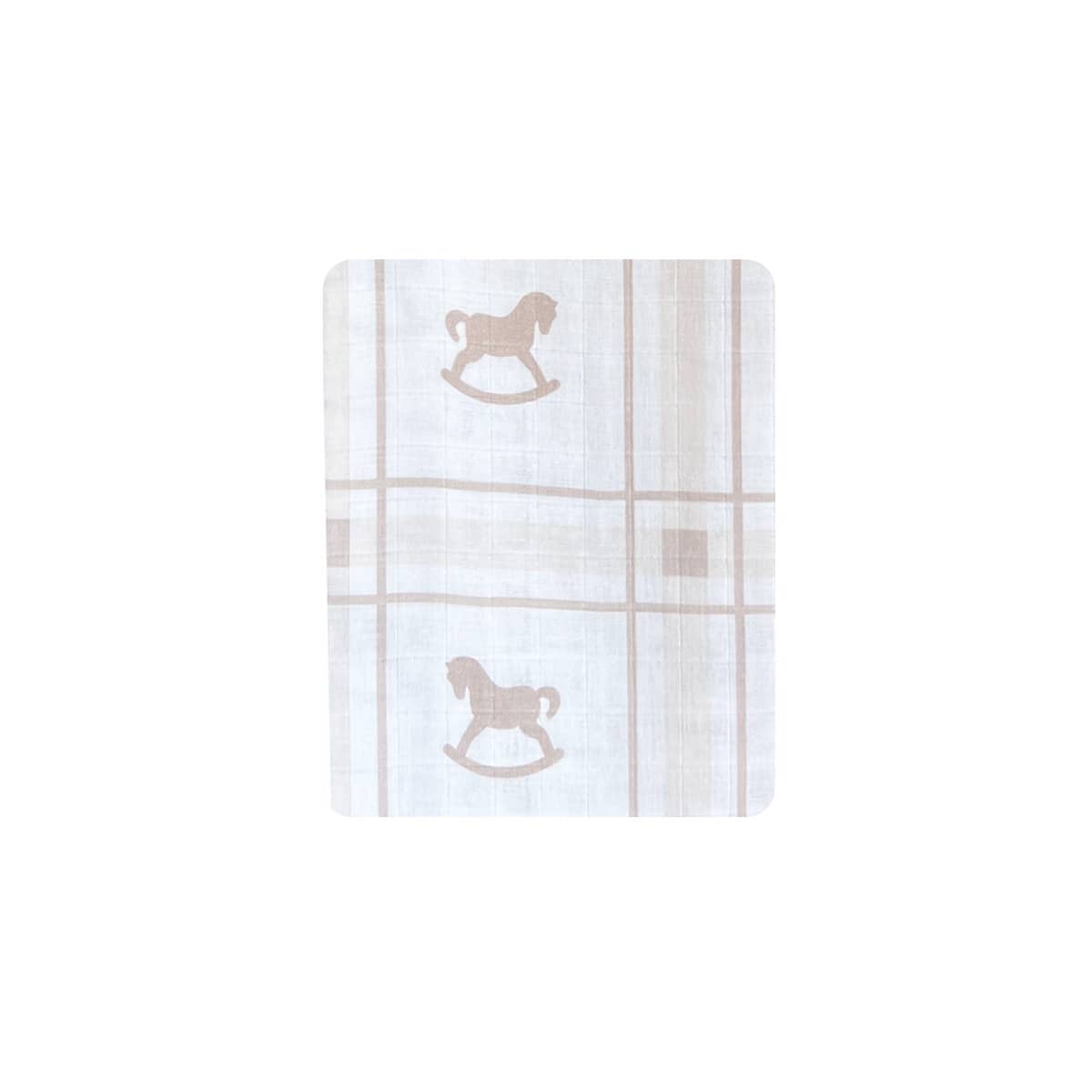 Pop Ya Tot Fitted Cotton Muslin Cot Sheet - The Rocking Horse