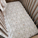 Pop Ya Tot Fitted Cotton Muslin Cot Sheet - Up and Away