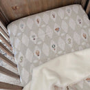 Pop Ya Tot Fitted Cotton Muslin Cot Sheet - Up and Away