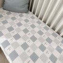 Pop Ya Tot Fitted Cotton Muslin Cot Sheet - Wright Flyer