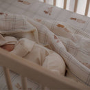 Pop Ya Tot Fur Lined Cot Blanket - Little Cottontail
