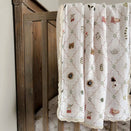 Pop Ya Tot Fur Lined Cot Blanket - Cottage Picnic