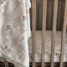Pop Ya Tot Fur Lined Cot Blanket - Up and Away