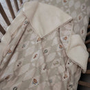 Pop Ya Tot Fur Lined Cot Blanket - Up and Away