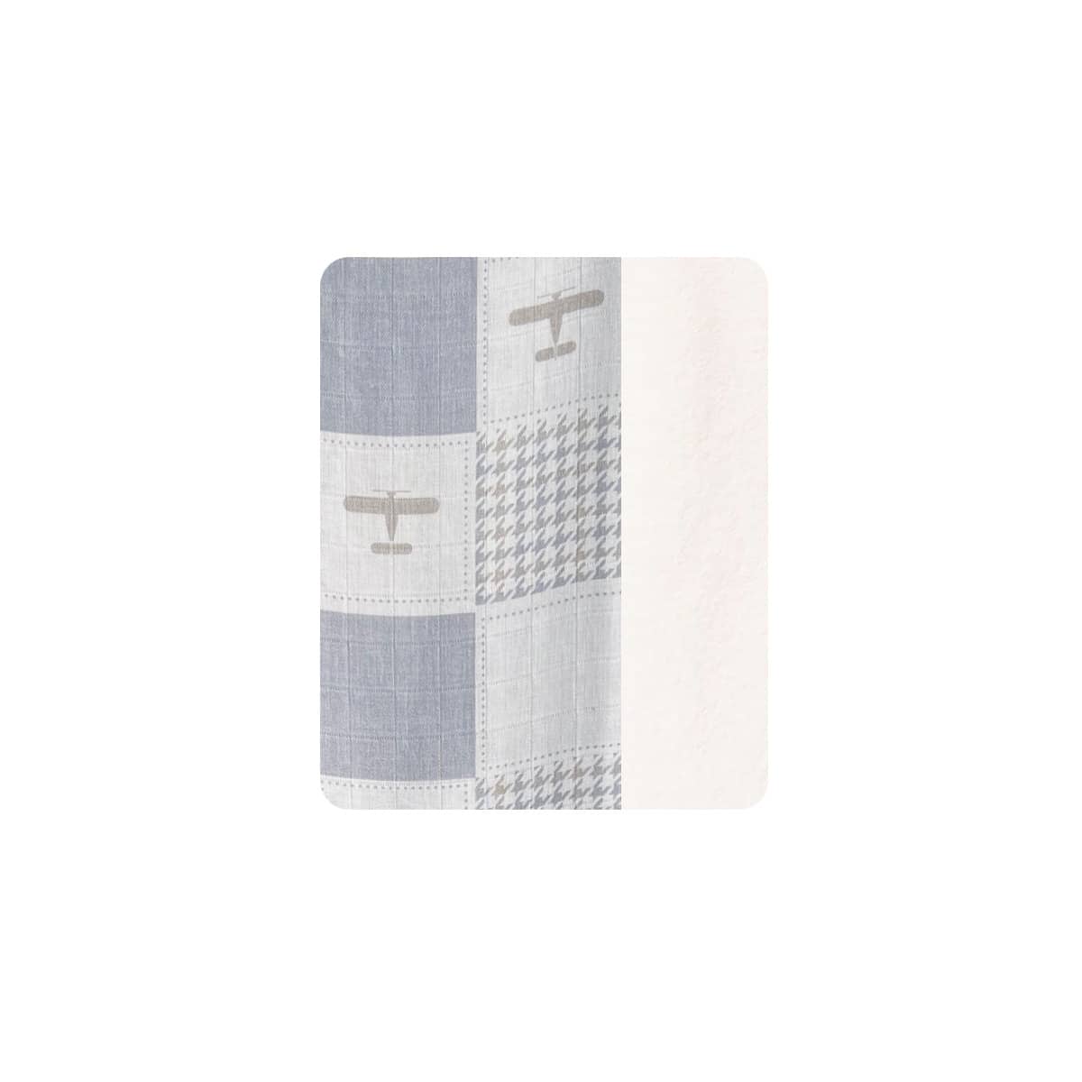Pop Ya Tot Fur Lined Cot Blanket - Wright Flyer