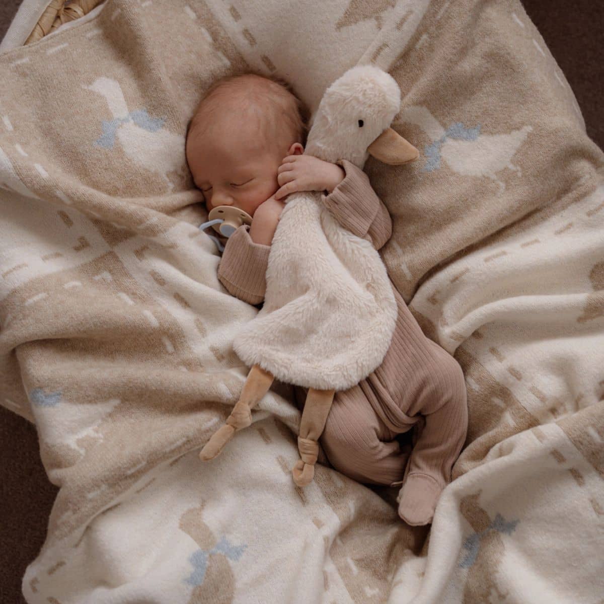 Pop Ya Tot Knitted Blanket - Goosey Gander