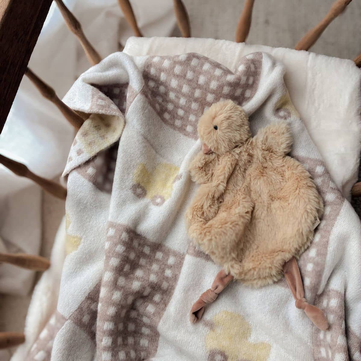 Pop Ya Tot Knitted Blanket - Once Upon a Duckling