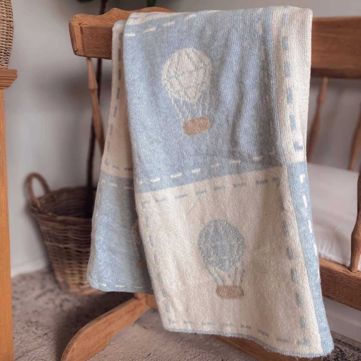 Pop Ya Tot Knitted Blanket - Up and Away