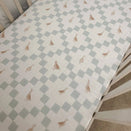 Pop Ya Tot Fitted Cotton Muslin Cot Sheet - Goosey Gander
