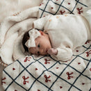Pop Ya Tot Organic Cotton Swaddle Wrap - Bow Peep