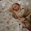 Pop Ya Tot Organic Cotton Swaddle Wrap - Cottage Picnic