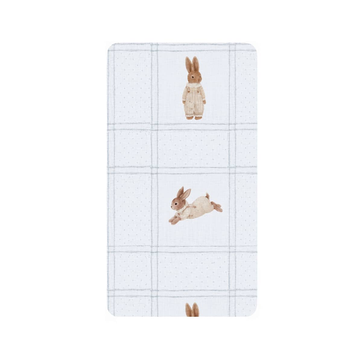 Pop Ya Tot Organic Cotton Swaddle Wrap - Little Cottontail