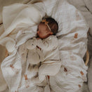 Pop Ya Tot Organic Cotton Swaddle Wrap - Little Cottontail