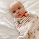 Pop Ya Tot Organic Cotton Swaddle Wrap - Nightingale