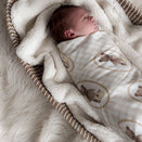 Pop Ya Tot Organic Cotton Swaddle Wrap - Ted & Duck