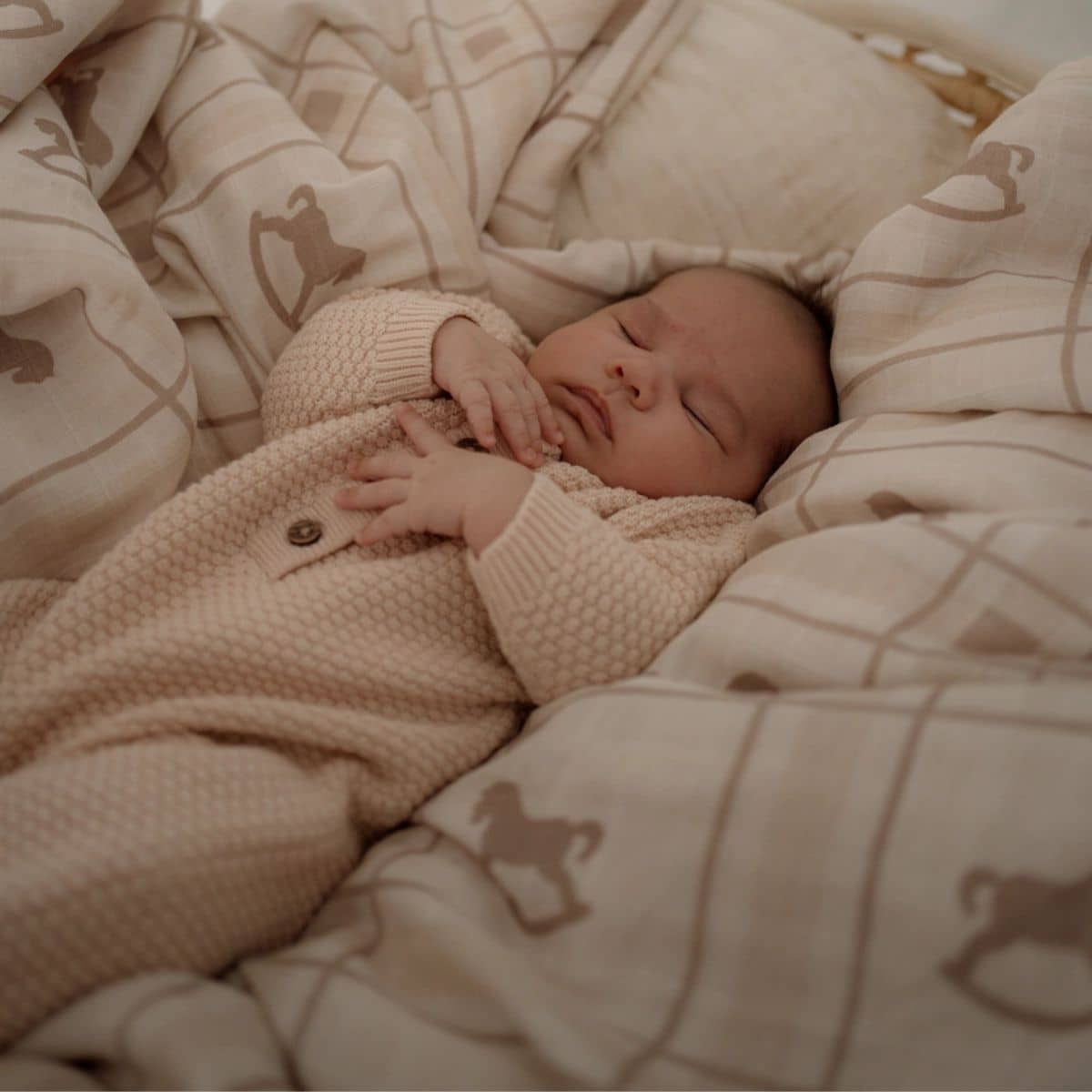 Pop Ya Tot Organic Cotton Swaddle Wrap - The Rocking Horse