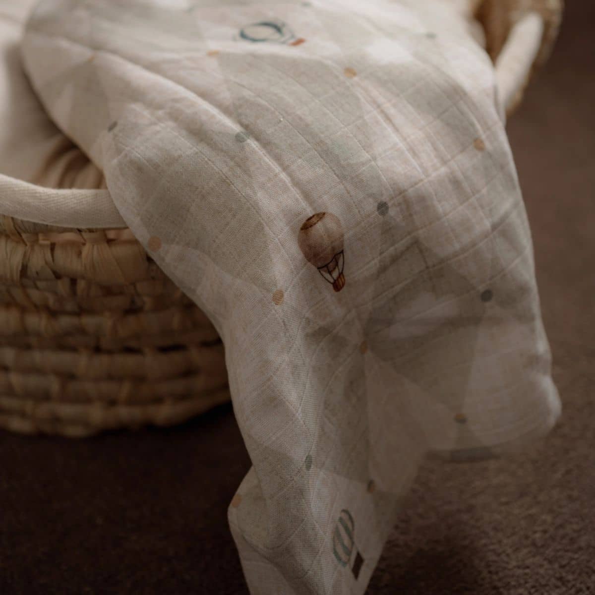 Pop Ya Tot Organic Cotton Swaddle Wrap - Up and Away