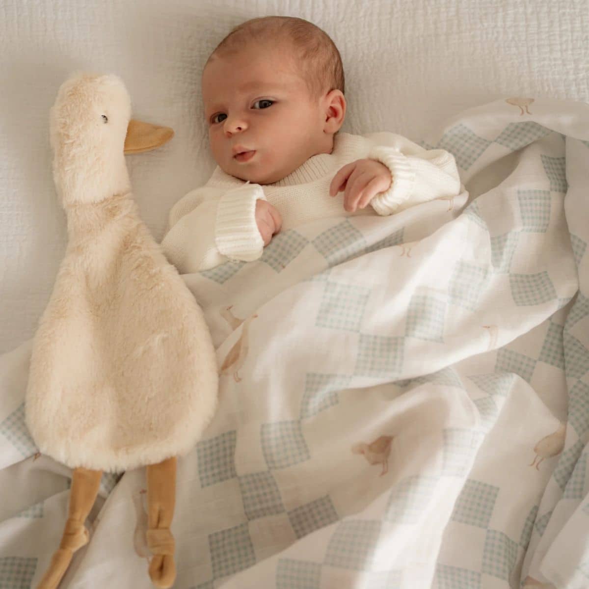 Pop Ya Tot Organic Cotton Swaddle Wrap - Goosey Gander
