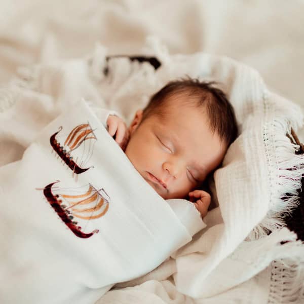 Pop Ya Tot Organic Cotton Swaddle Wrap - Oh the Vikings