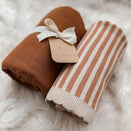 Pop Ya Tot Carnival Organic Knit Blanket - Clay