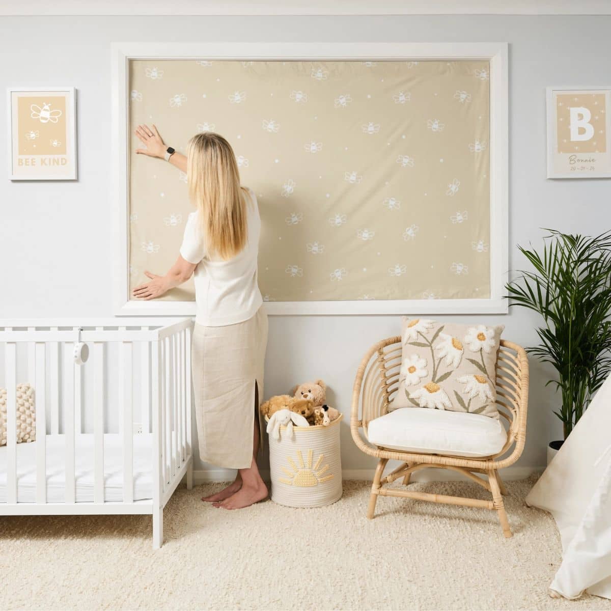Porta Fox Cut to Size Blackout Blind - Bumble Bee