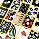 Priya & Peanut Baby High Contrast Sensory Flash Cards - Black + White