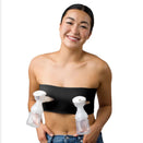 Pump Strap Hands Free Pumping and Nursing Bra - Black Regular