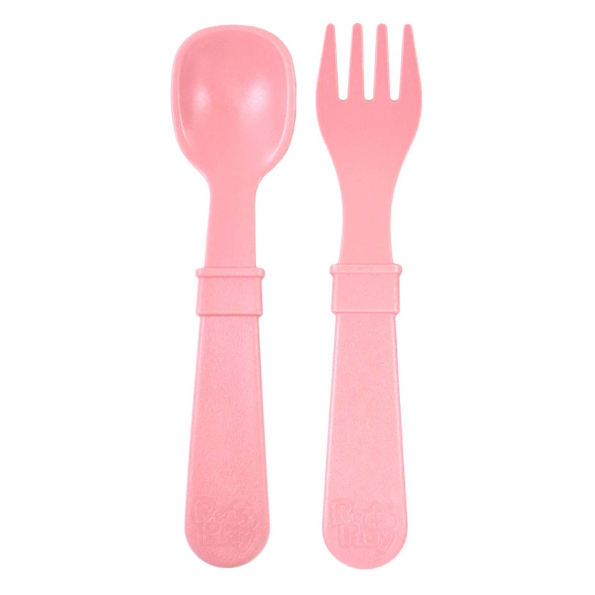 Re-Play Recycled Fork and Spoon Set - Baby Pink
