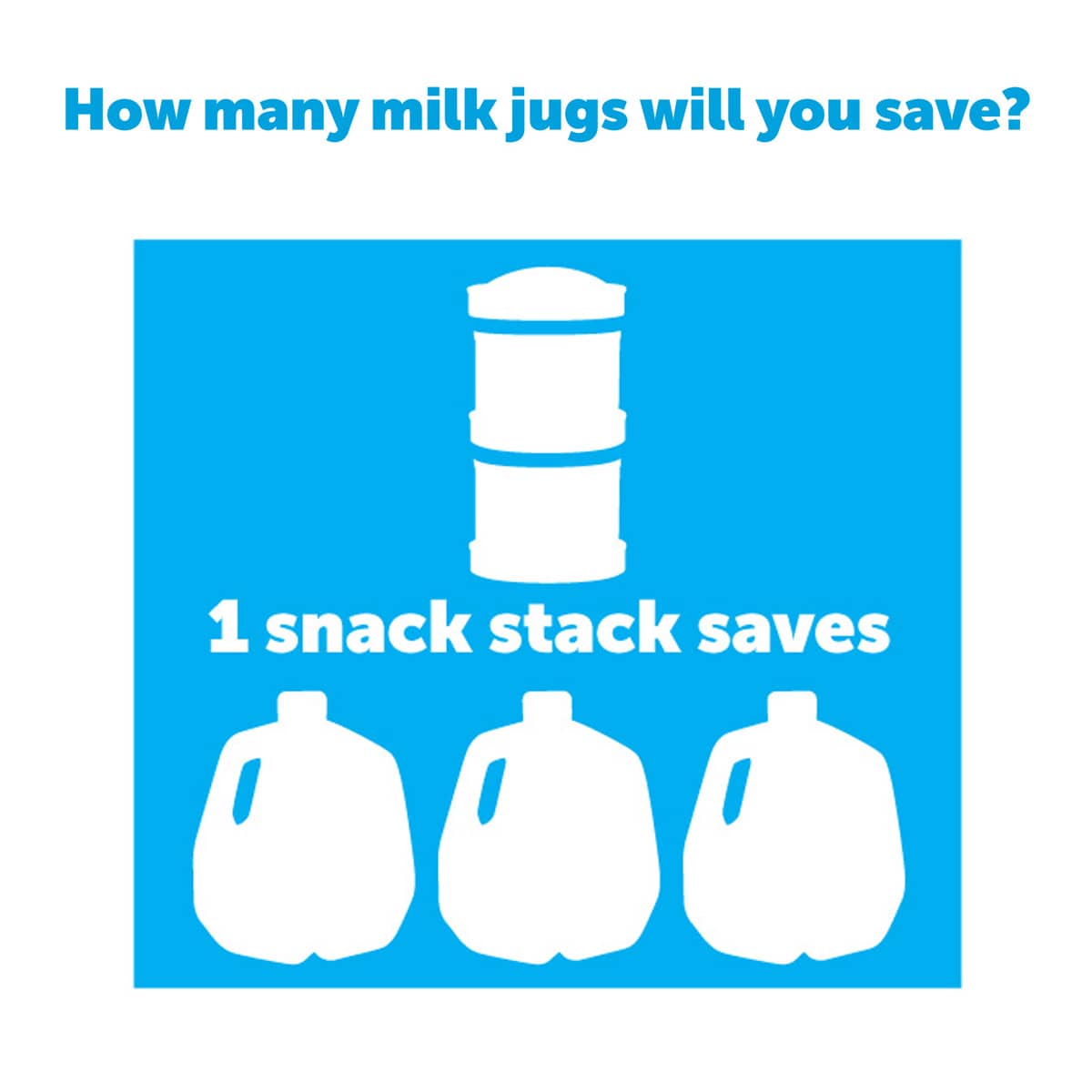 Re-Play Recycled Snack Stack