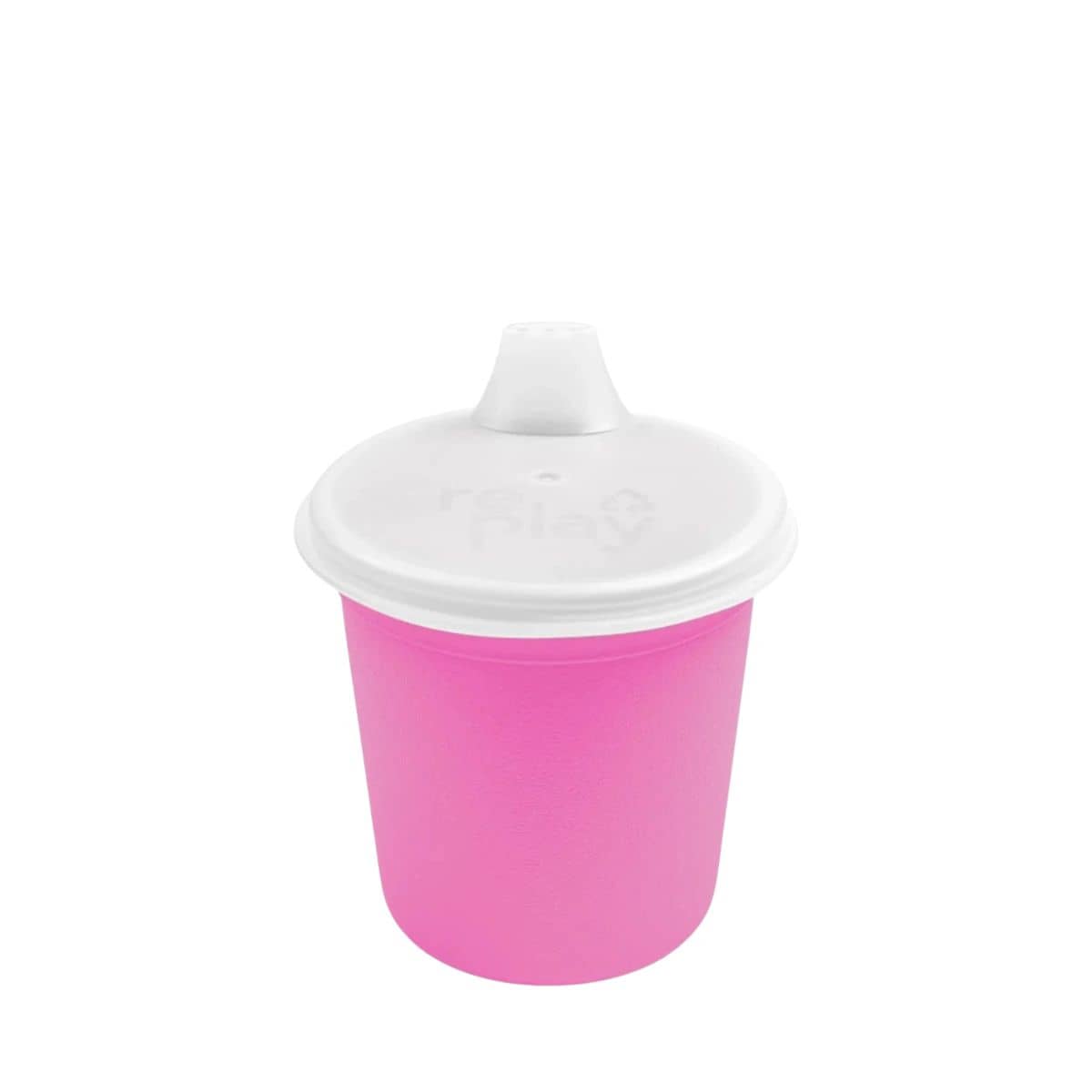 Re-Play Recycled Tiny Tumbler With Lid - Bright Pink