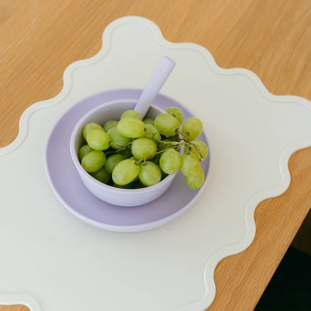 Rommer Silicone Bowl + Lid - Lilac
