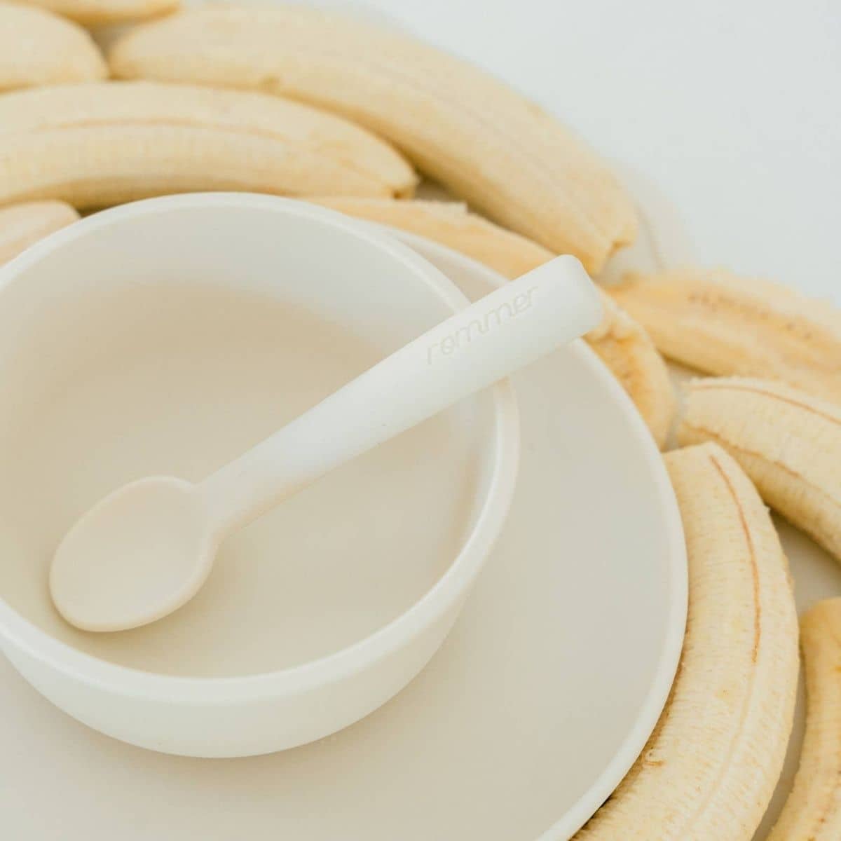 Rommer Silicone Spoon Set - Crème