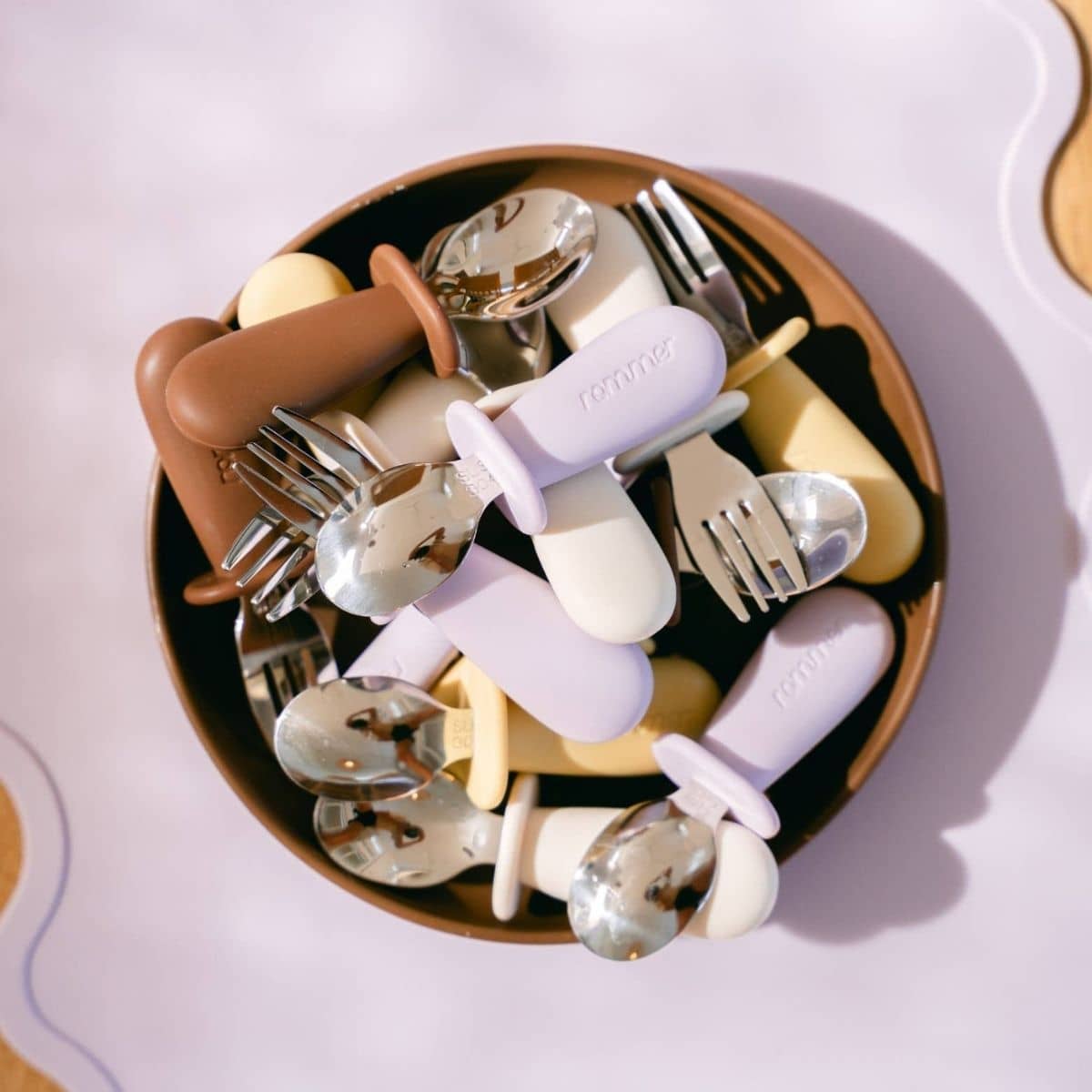 Rommer Toddler Cutlery Set - Lilac