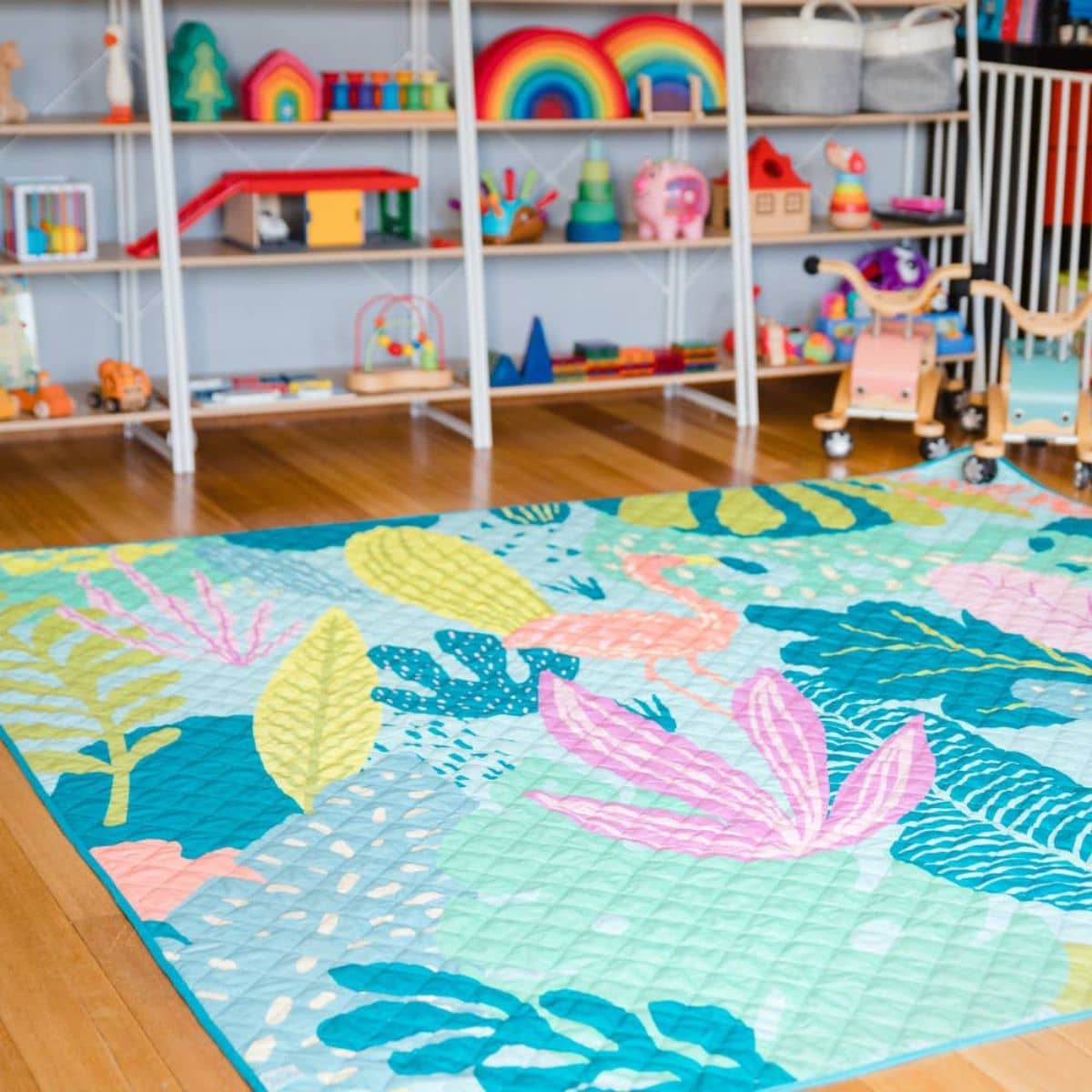 Rudie Nudie Large Playmat - Flamingo-A-Go-Go