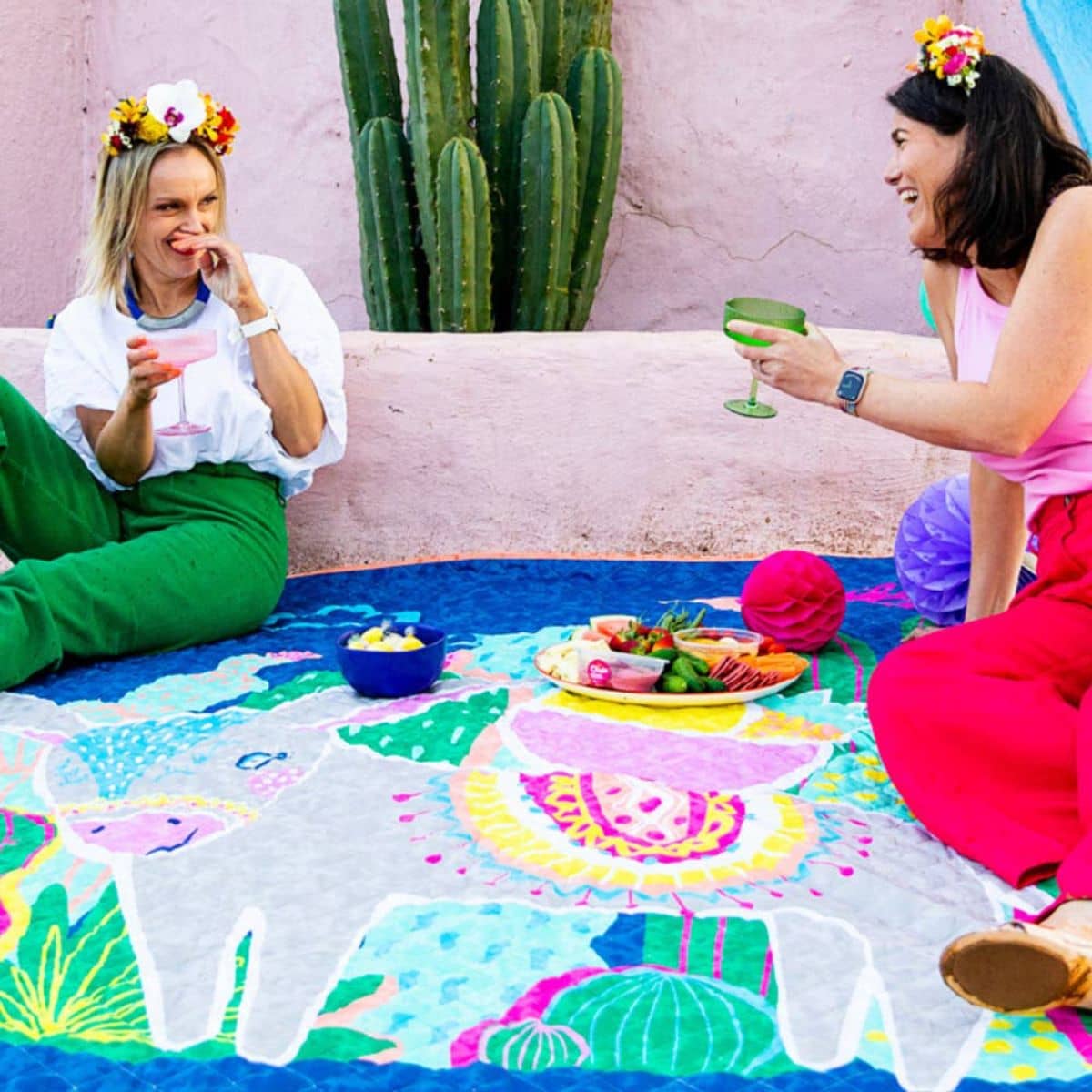 Rudie Nudie Picnic Rug - Hola Mamacita