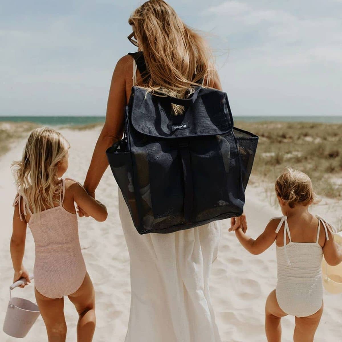 Sande Beach Hauler - Mesh Backpack - Deep Sea