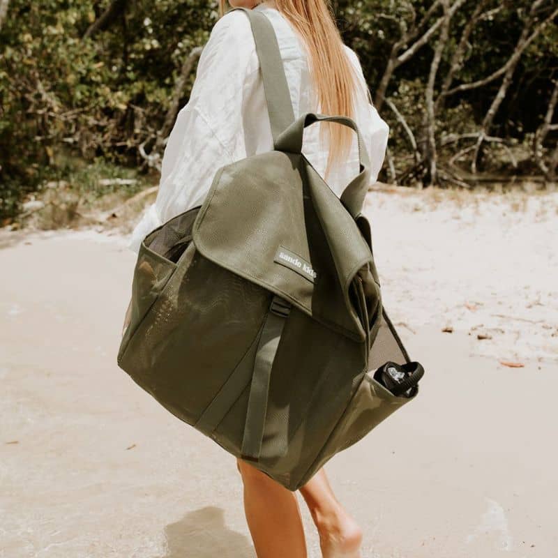 Sande Kids Beach Hauler - Mesh Backpack - Pandanus