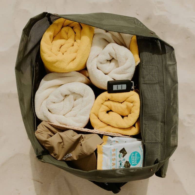 Sande Kids Beach Hauler - Mesh Backpack - Pandanus