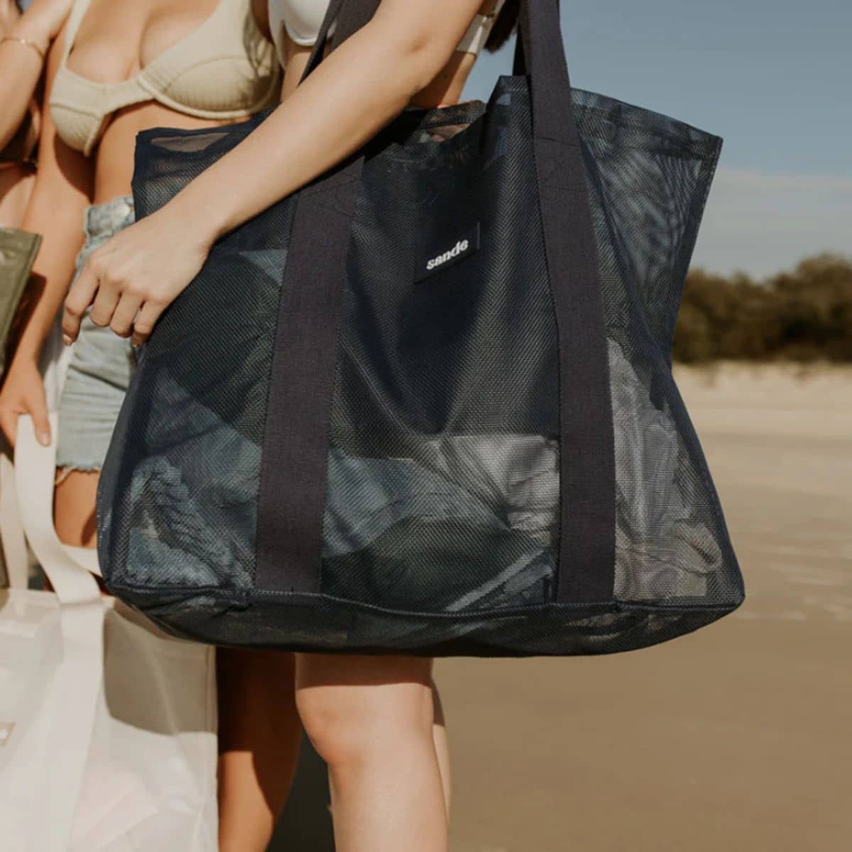 Sande Kids Beach Hauler - Mini Mesh Beach Bag – Deep Sea