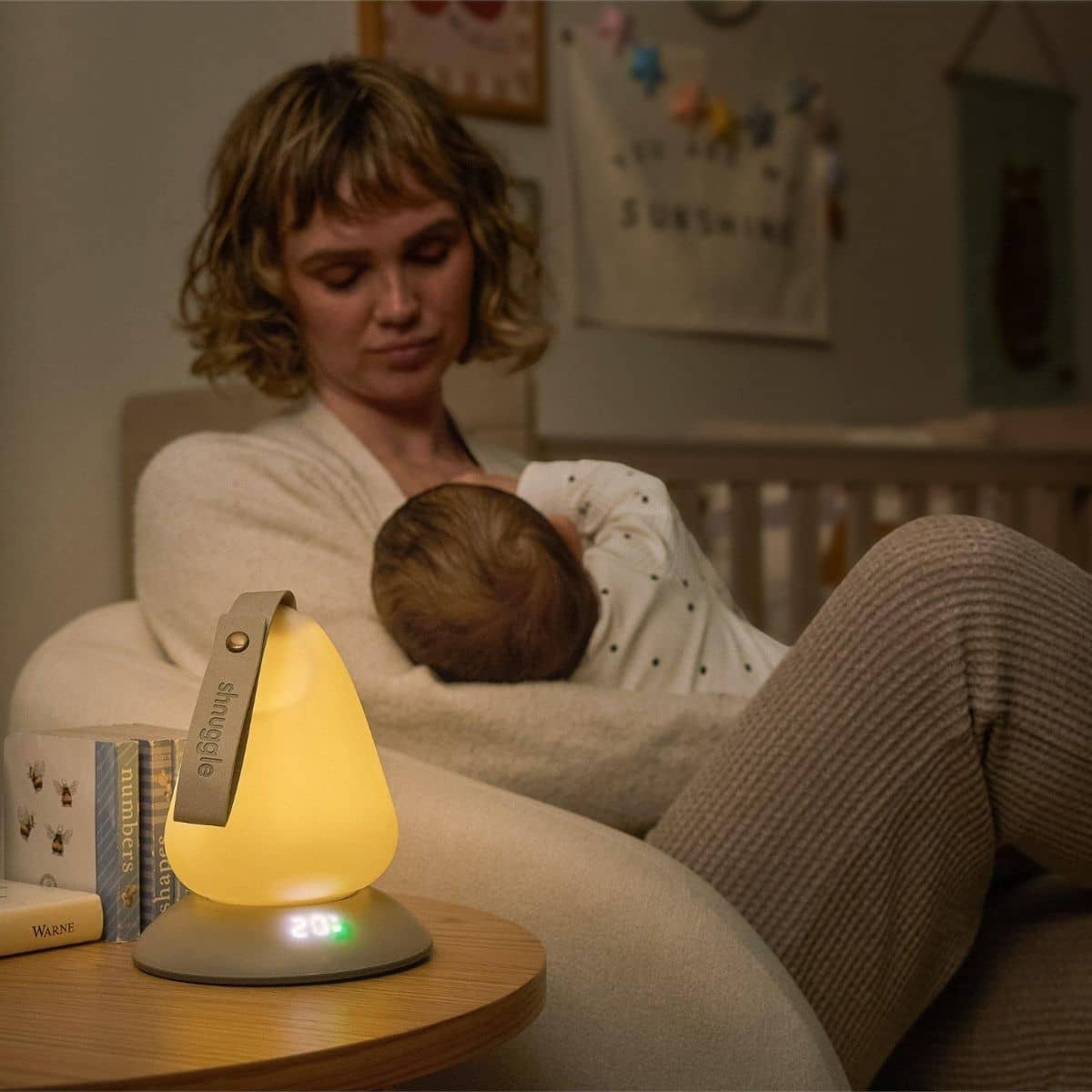 Shnuggle Moonlight Plus Night Light and Room Thermometer