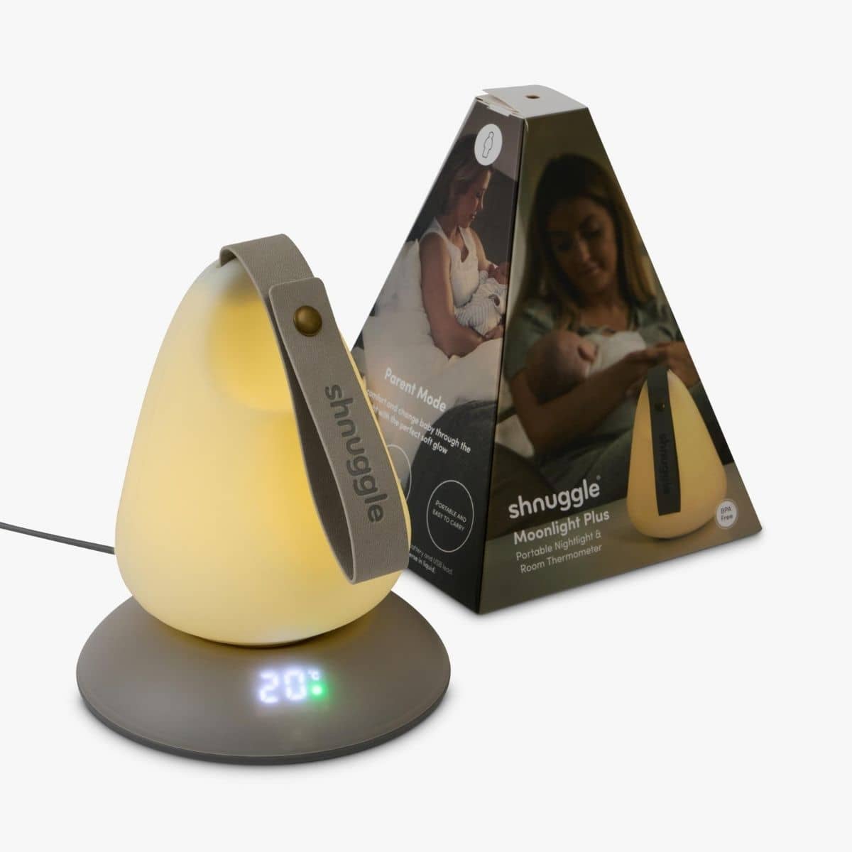 Shnuggle Moonlight Plus Night Light and Room Thermometer