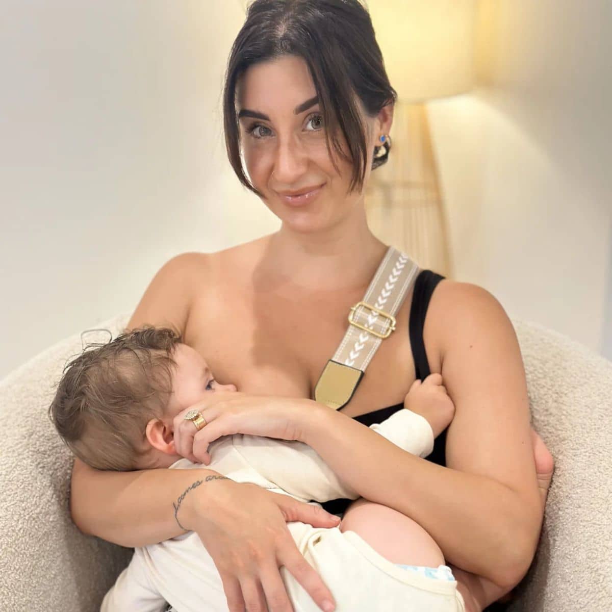 Simple Breastfeeding - Blissful Bond Boobie Pillow - Gold