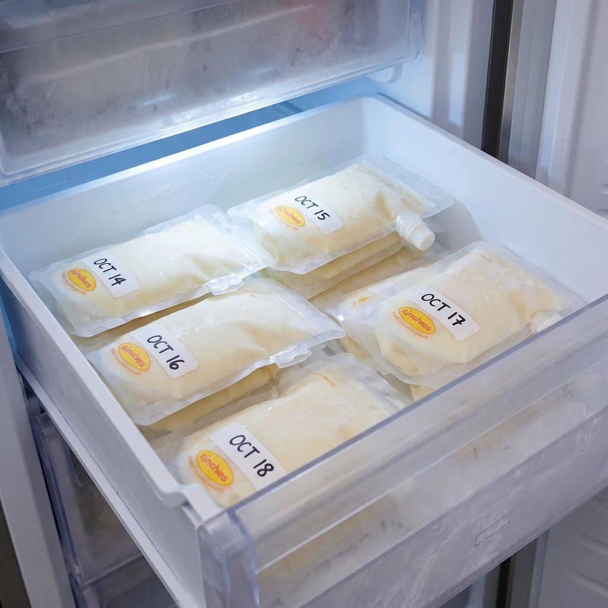 Sinchies Reusable Breast Milk Storage Bags - Large